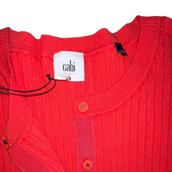 NWT Cabi Women’s Red Trumpet Cardigan Size Small - Picture 8 of 9